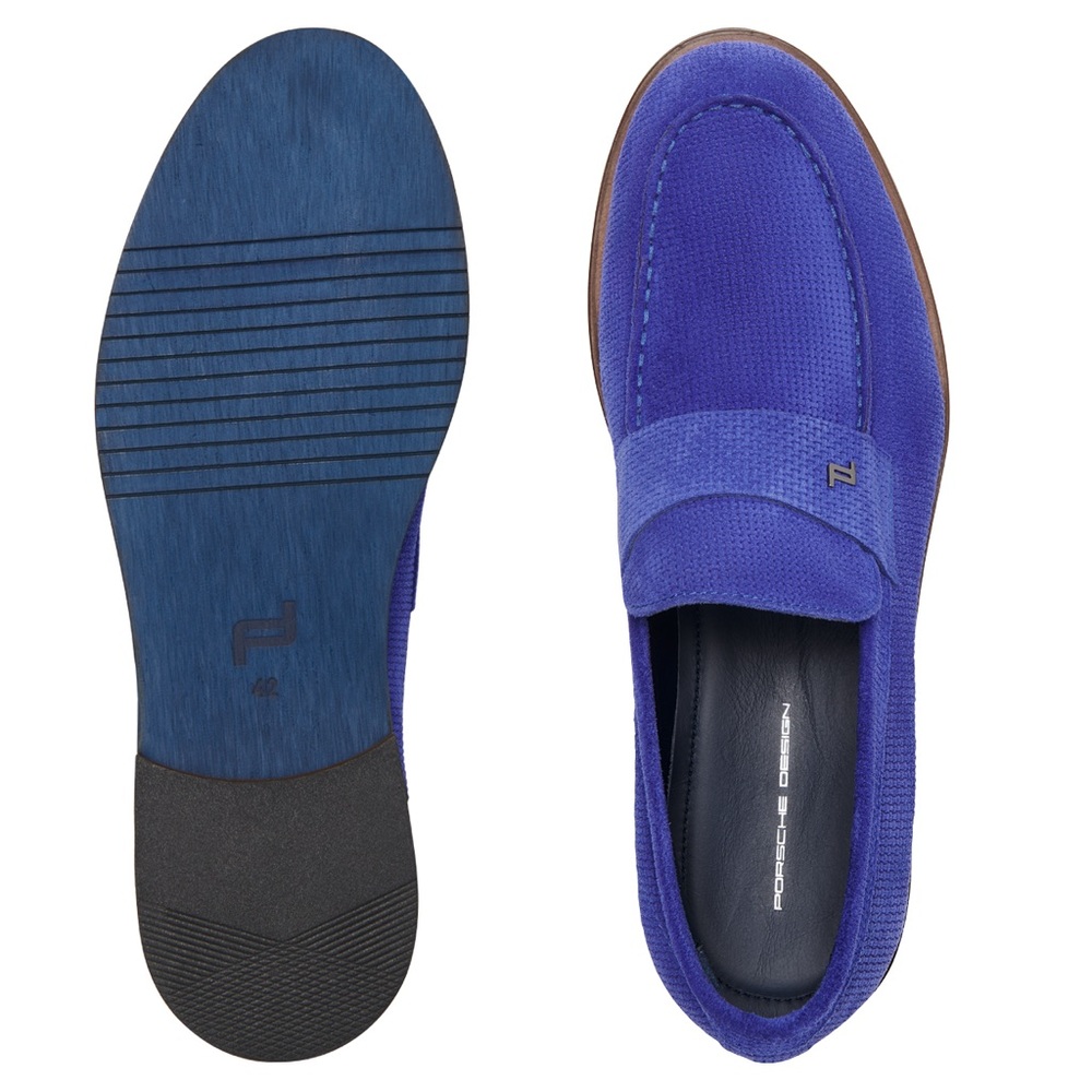 Porsche Design Men's Vibrant Blue Slip-Ons
